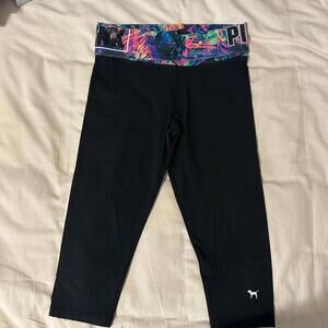 Y2K Vintage Victorias Secret Foldover Capri leggings